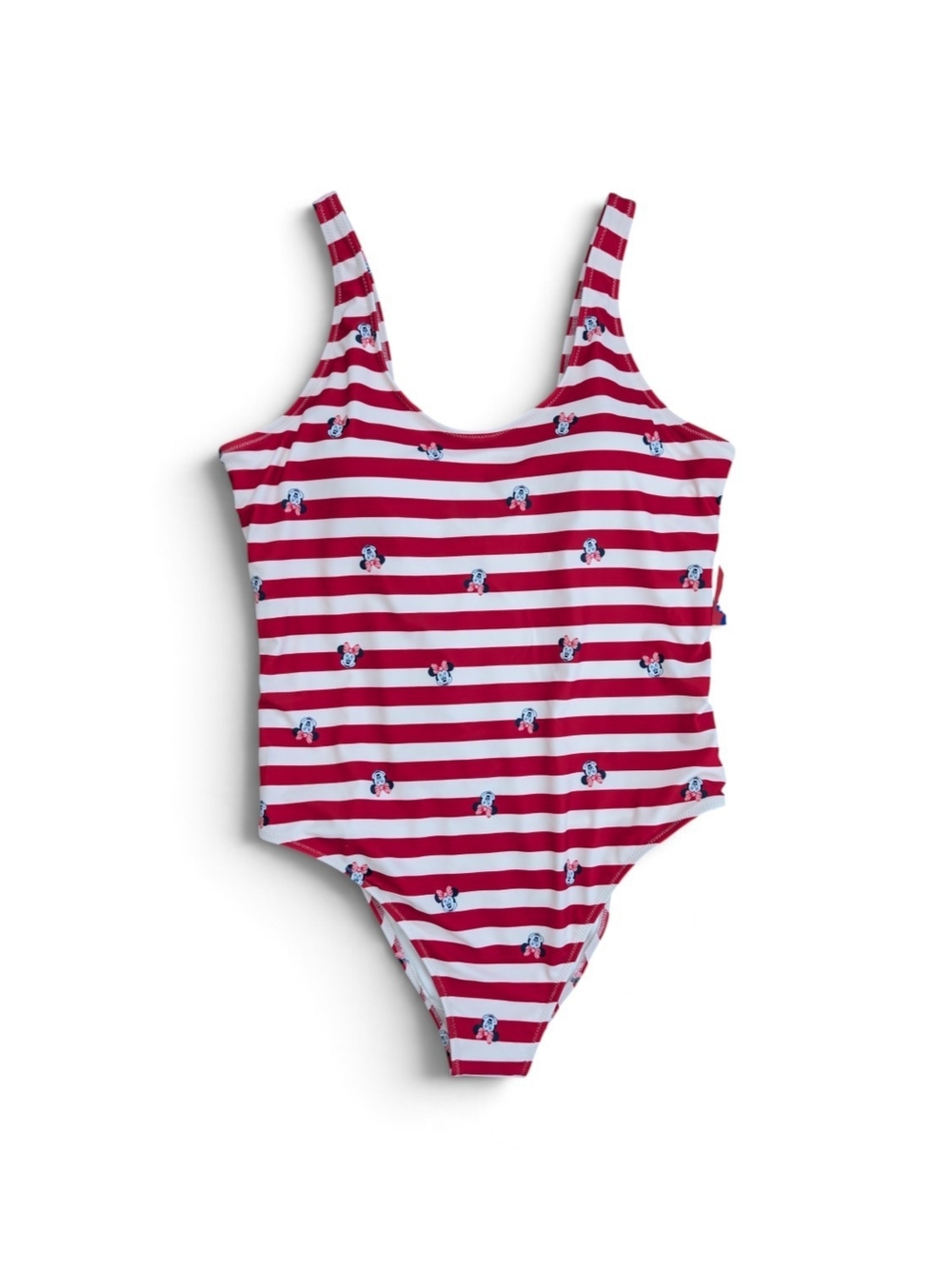 Disney Women's 2XL Swimsuit Red White Stripe Minnie Mouse NEW with Tags Old Navy